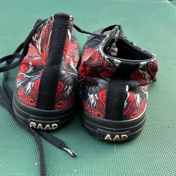 Raad Shop Unisex Red Japanese Dragon size 11 - Picture 3 of 7